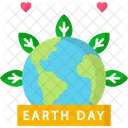 A Earth Day Banner Icon