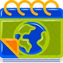 Earth day calendar  Icon