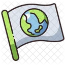 Earth day flags  Icon