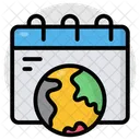 Earth Day Schedule Daybook Icon