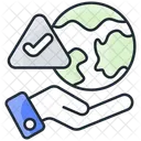 地球 地球規模  アイコン