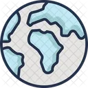 Earth Globe Planet Round The Earth Icon