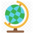 Earth Globe Planet Geography Icon