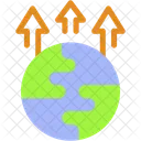 Earth Globe Map And Location Ecology And Environment Icon