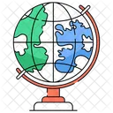 Earth Globe Worldwide Icon