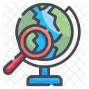 Earth Globe Geography Planet Icon