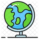 Globe World Map Icon