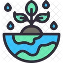 Earth Growth  Icon