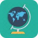 Earth Globe Map Icon