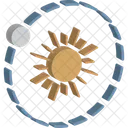 Earth Orbit Orbital Icon