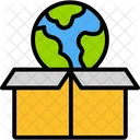 Earth in box  Icon