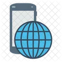 Earth Internet Mobile Icon