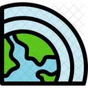 Earth Layer Cards Stock Icon