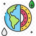 A Earth Layers Earth Layers Geoscience Icon