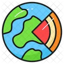 Earth Planet Layers Icon