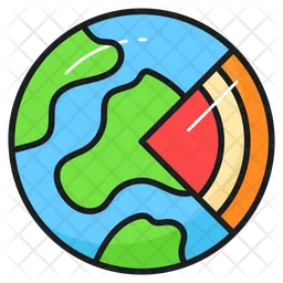 Earth layers  Icon