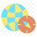 Earth Map  Icon