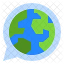 Earth Message Language Earth Icon