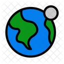Earth Moon Earth Cycles Earth Icon