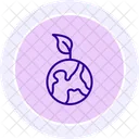 Earth Nature Color Circle Icon Icon