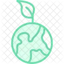 Earth Nature Duotone Line Icon Icon