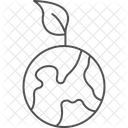 Earth Nature Thinline Icon Icon