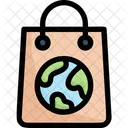 Earth On Bag  Icon