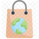 Earth On Bag  Icon