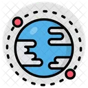 Earth Orbit Earth System Earth Planet Icon