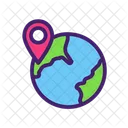 Earth Pin  Icon