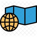 Earth Planet Global Location Global Map Icon