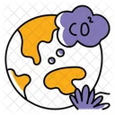 Earth Pollution  Icon