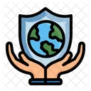 Earth Protection Earth Global Icon