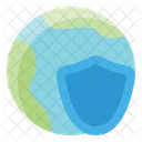 Protection Shield Earth Icon