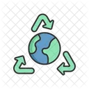 Earth recycle  Icon