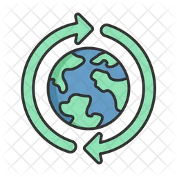 Earth recycle  Icon