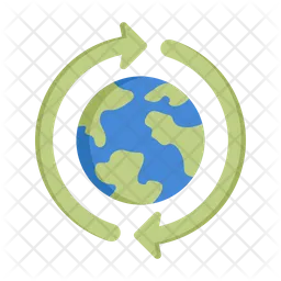 Earth recycle  Icon