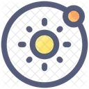 Sun Planet Orbit Icon