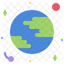 Earth Satellite  Icon