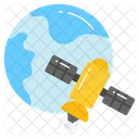 Earth satellite  Icon