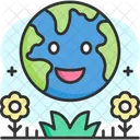 Earth Smile  Icon