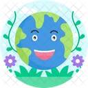Earth Smile Smile Earth Icon