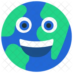 Earth Smile  Icon