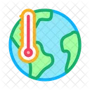 Earth Temperature Heat Icon
