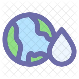 Earth Water  Icon