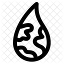 Earth Water  Icon