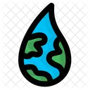 Earth Water  Icon