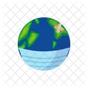 Earth with Mask  Icon
