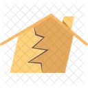 Earthquake Insurance House Icon