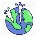 Earthquake World Planet Icon